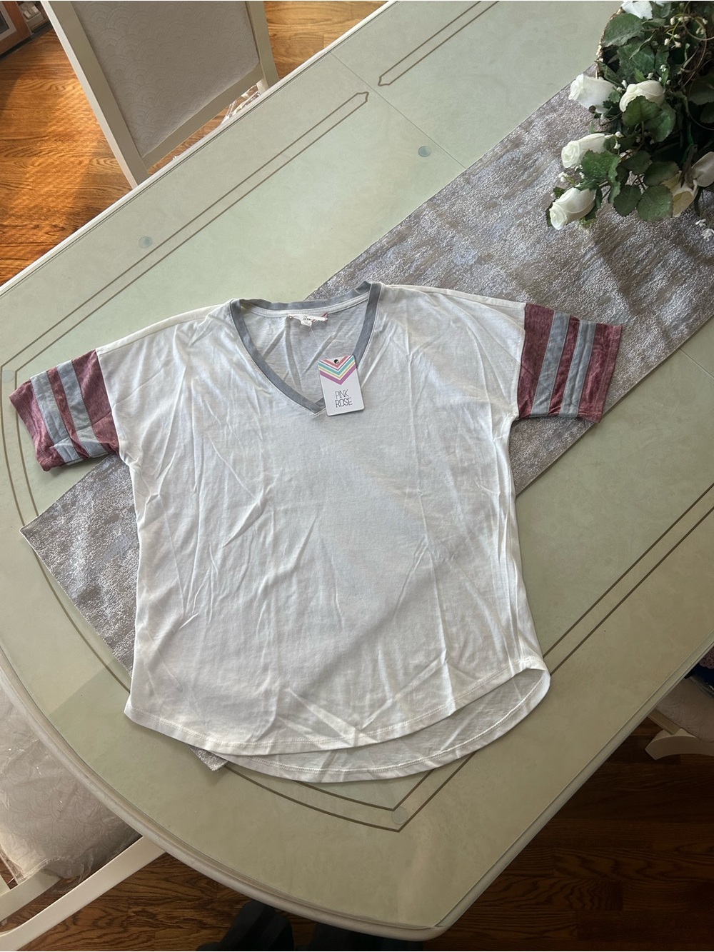 Pink Rose Women’s Tshirt
